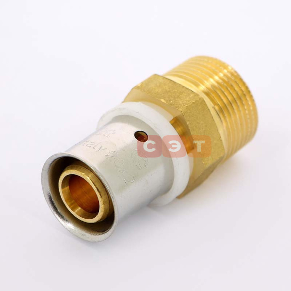 Муфта пресс-НР 20х3/4" Uni-Fitt (Италия)